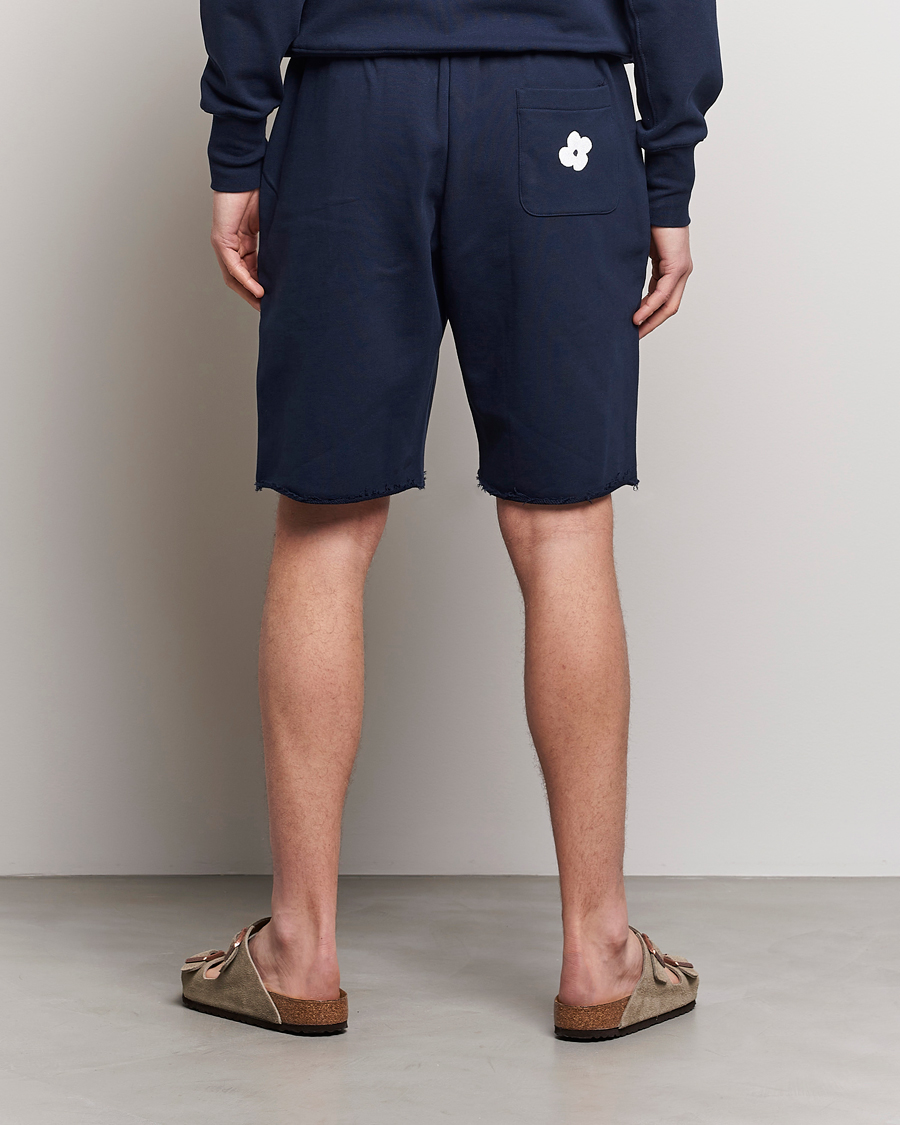 Herr | Shorts | Lardini | Cotton Embroidery Shorts Navy