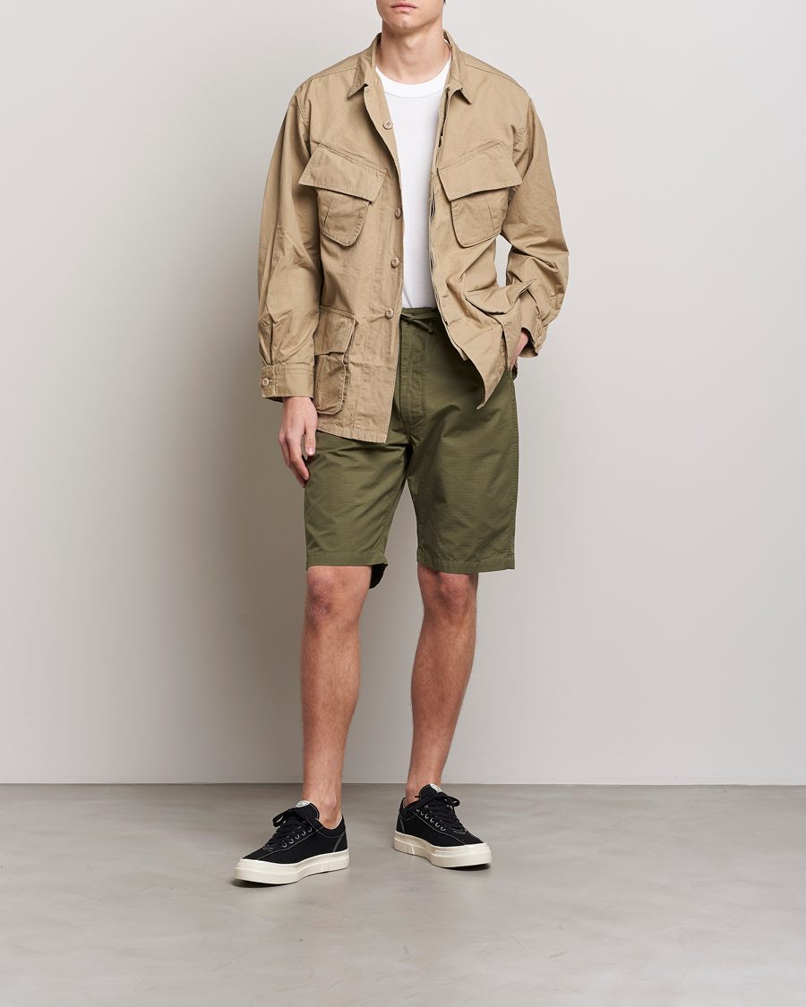 Herr | Shorts | orSlow | New Yorker Shorts Army Green