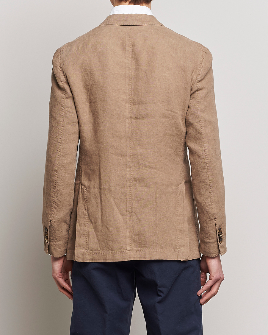 Herr | Kavajer | Lardini | Patch Pocket Linen Blazer Beige