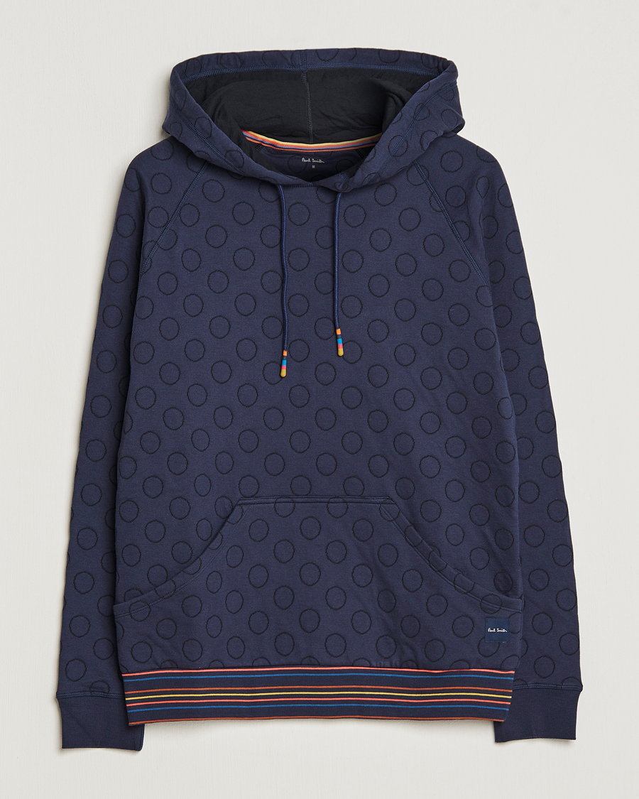 Herr | Tröjor | Paul Smith | Jacquard Hoodie Navy