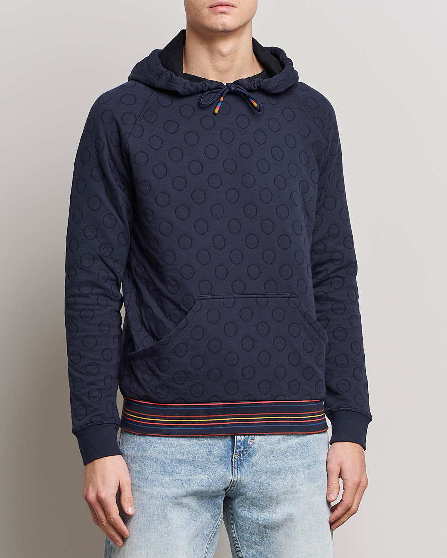 Herr | Tröjor | Paul Smith | Jacquard Hoodie Navy