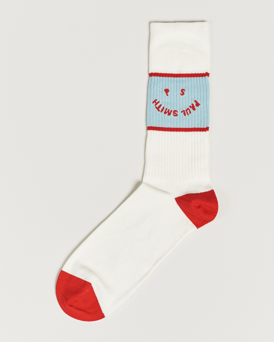 Herr | Underkläder | Paul Smith | PS Face Sock Off White