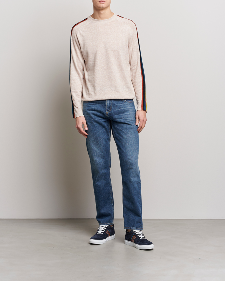 Herr | Tröjor | Paul Smith | Knitted Crew Neck White