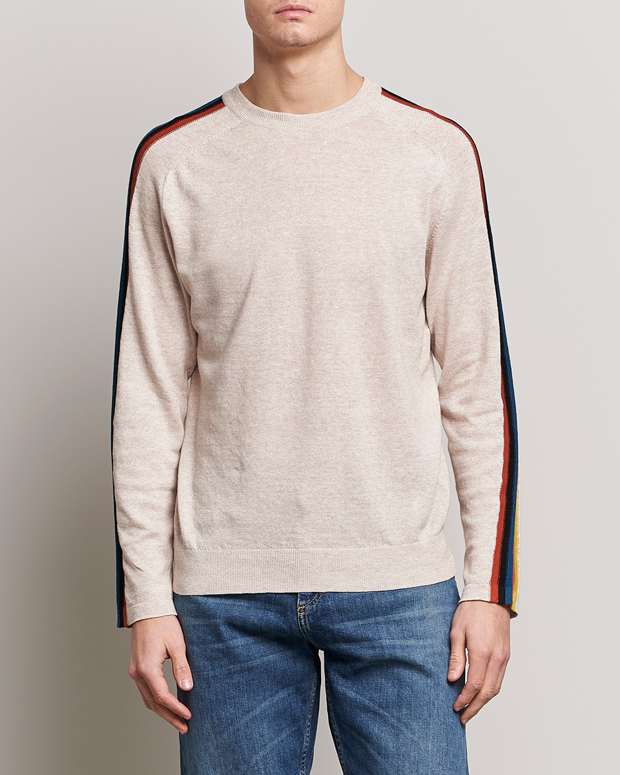 Herr | Tröjor | Paul Smith | Knitted Crew Neck White