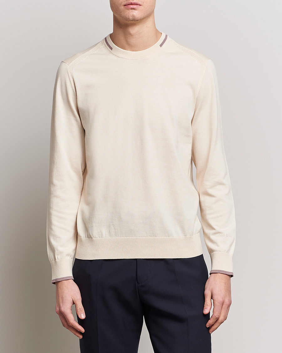 Herr |  | Paul Smith | Organic Cotton Knitted Sweater Off White