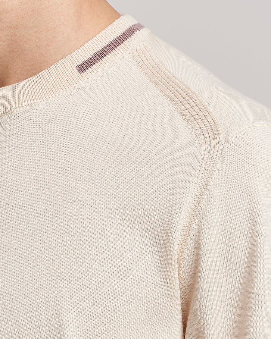 Herr | Tröjor | Paul Smith | Organic Cotton Knitted Sweater Off White