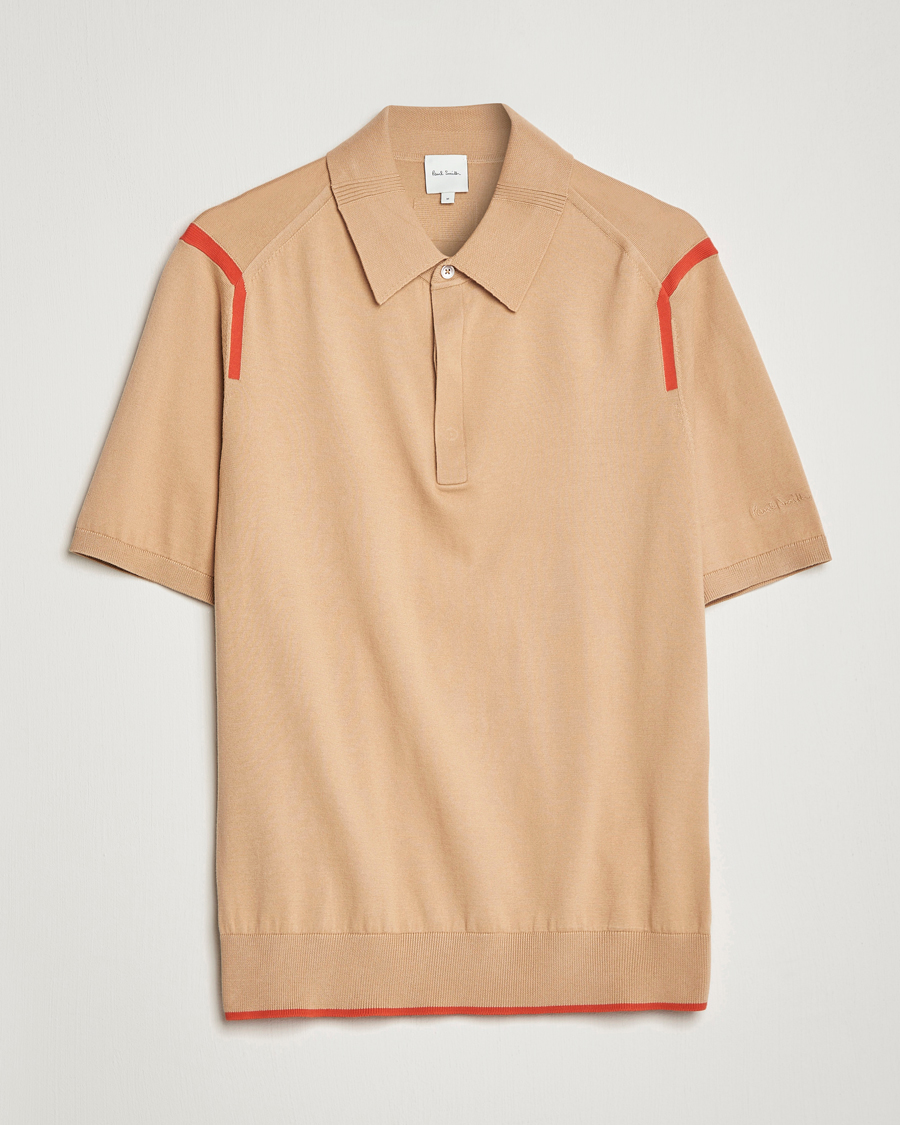 Herr | Pikéer | Paul Smith | Organic Cotton Polo Light Beige