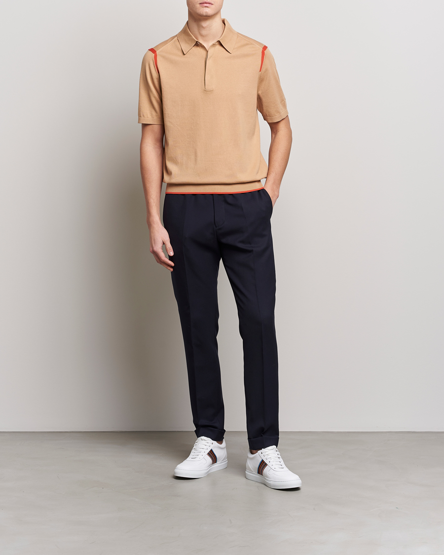 Herr | Pikéer | Paul Smith | Organic Cotton Polo Light Beige