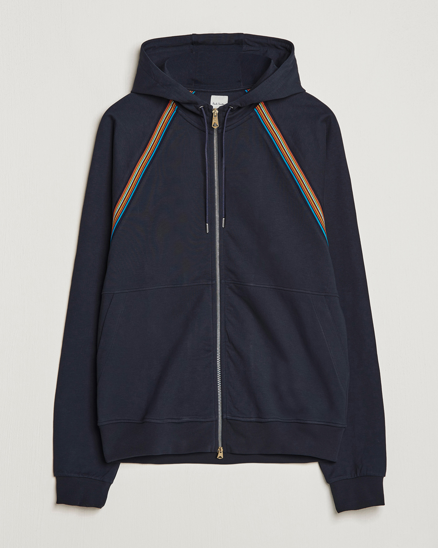 Herr | Tröjor | Paul Smith | Hooded Cotton Sweatshirt Dark Navy