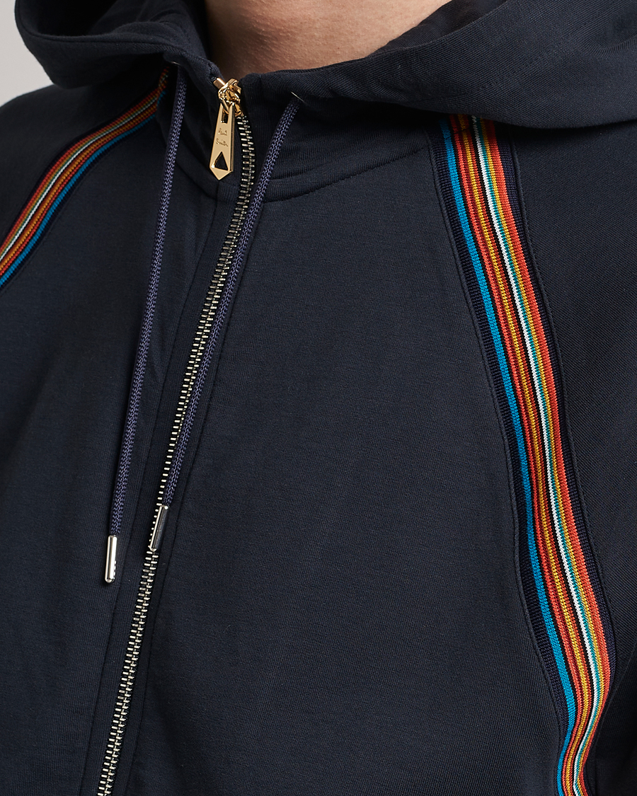 Herr | Tröjor | Paul Smith | Hooded Cotton Sweatshirt Dark Navy
