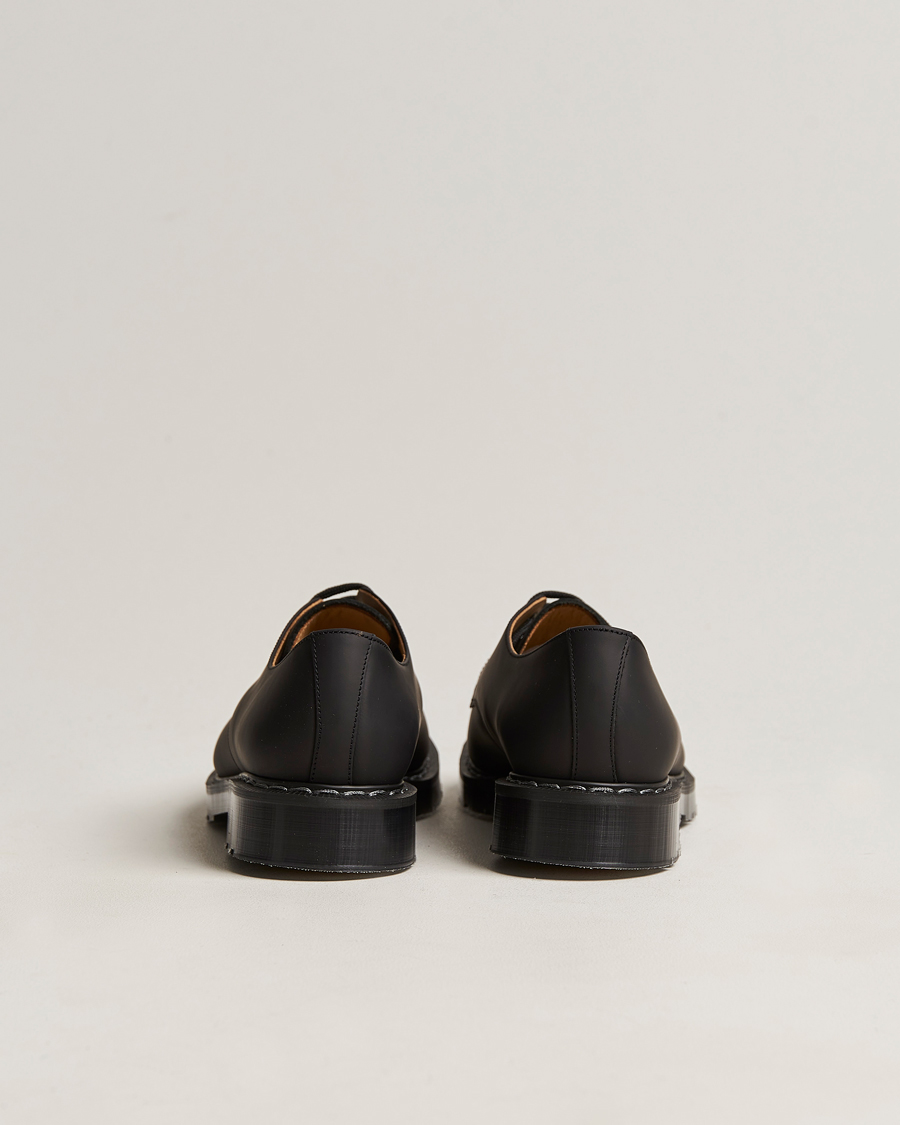 Herr | Solovair 3 Eye Gibson Shoe Black Greasy | Solovair | 3 Eye Gibson Shoe Black Greasy