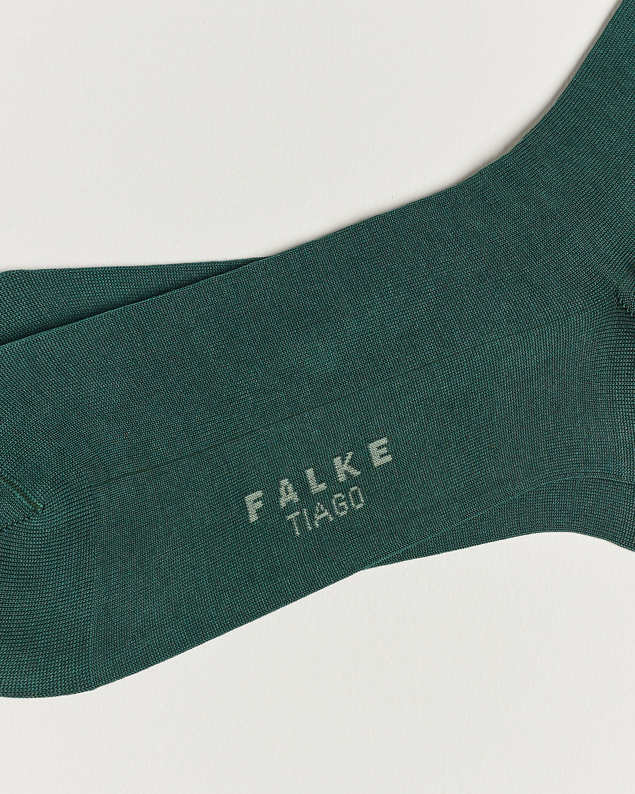 Herr | Strumpor | Falke | Tiago Socks Hunter Green