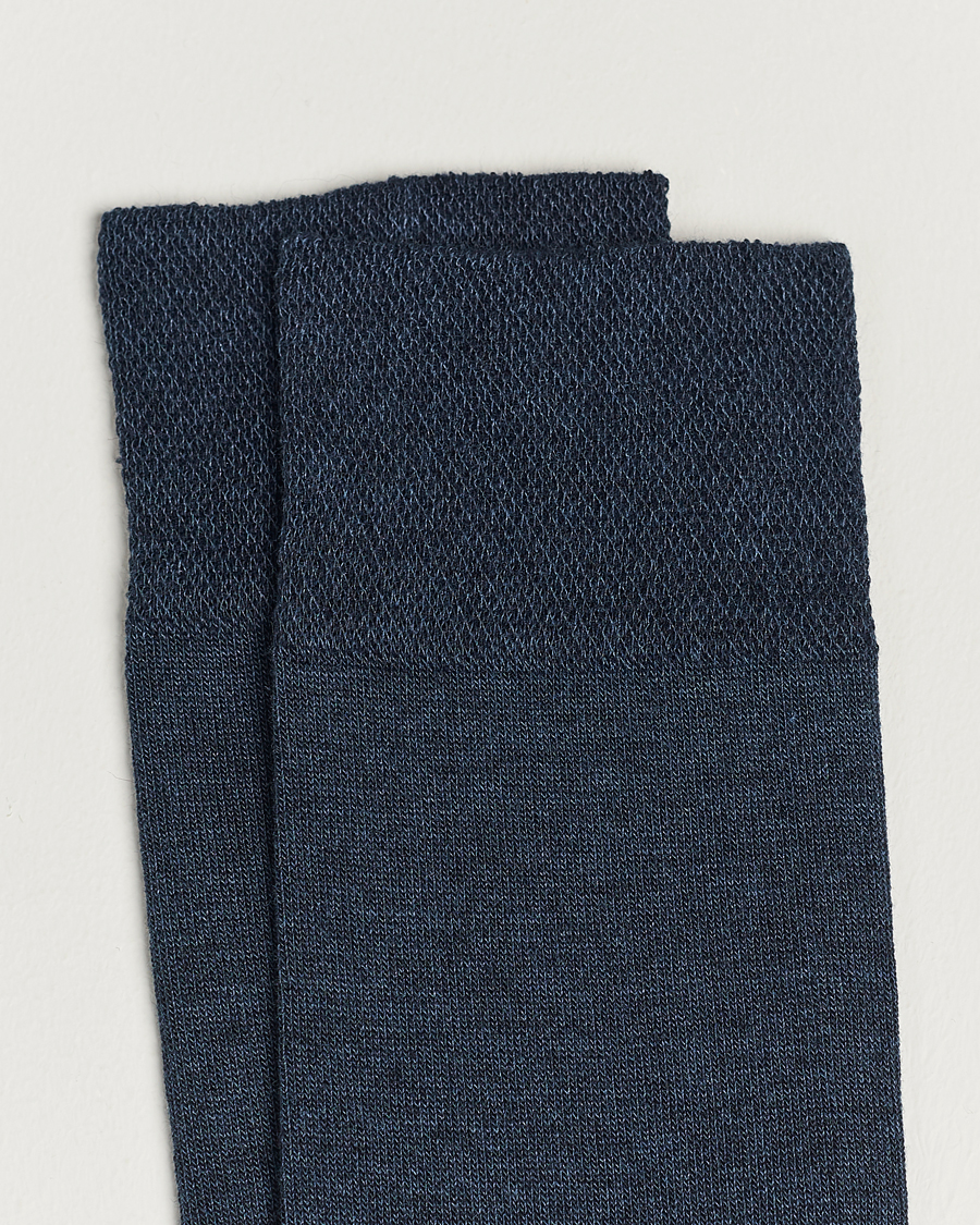 Herr | Underkläder | Falke | Sensitive New York Lyocell Socks Navy Melange