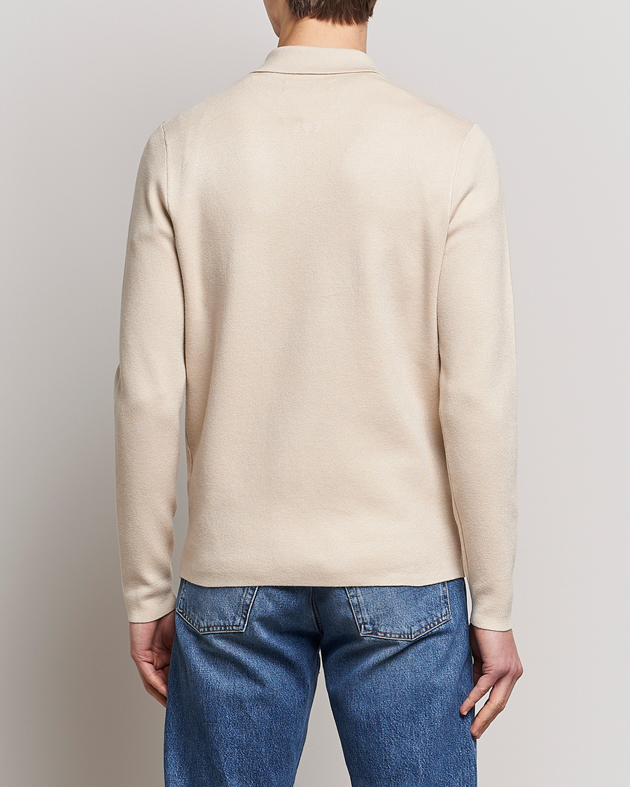 Herr | Tröjor | Samsøe Samsøe | Samsøe & Samsøe Guna Half Zip Sweater Oatmeal