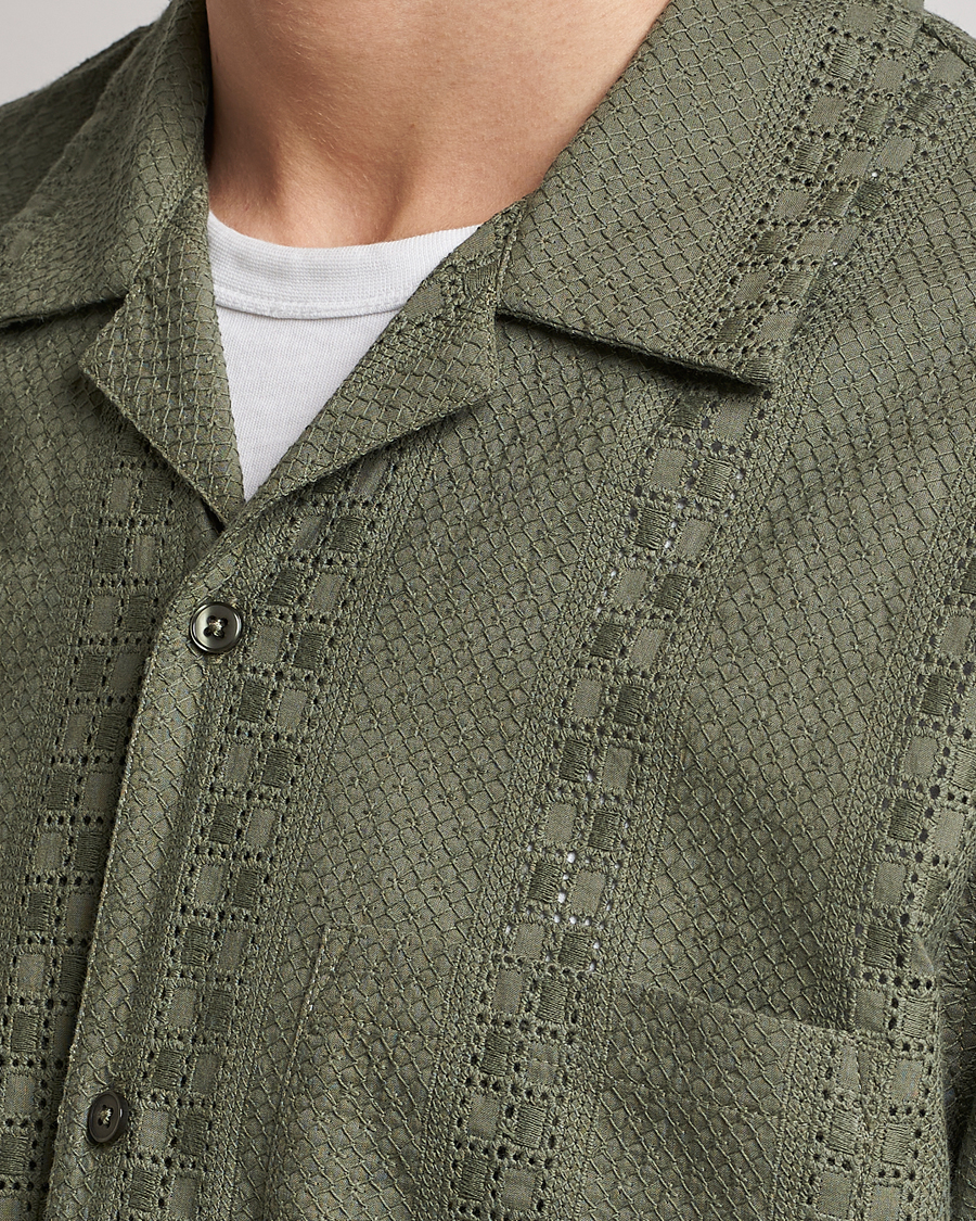 Herr | Skjortor | Samsøe Samsøe | Samsøe & Samsøe Emerson Cotton Short Sleeve Shirt Beetle