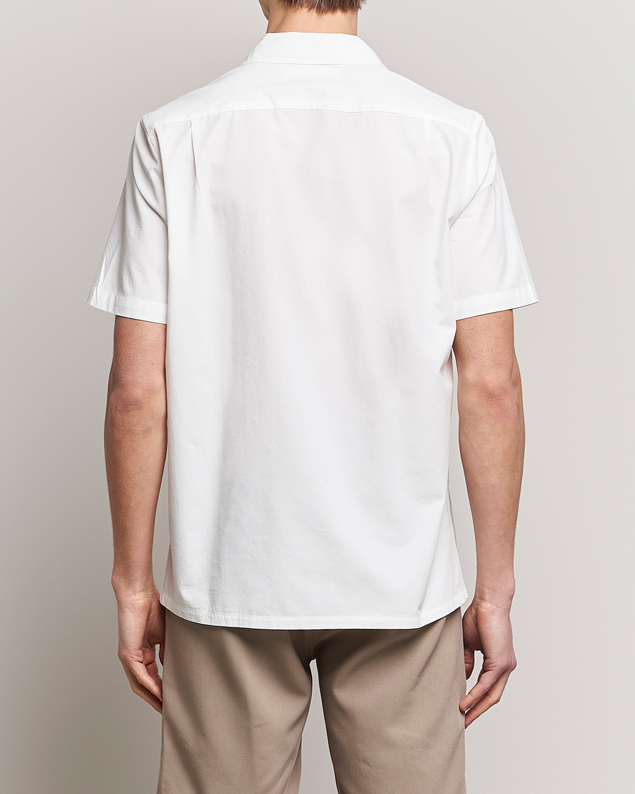 Herr | Skjortor | Samsøe Samsøe | Samsøe & Samsøe Avan Organic Cotton Short Sleeve Shirt White