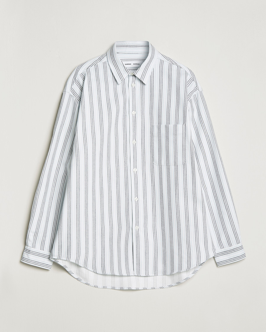 Herr | Skjortor | Samsøe Samsøe | Samsøe & Samsøe Luan Cotton Shirt Salute Stripe