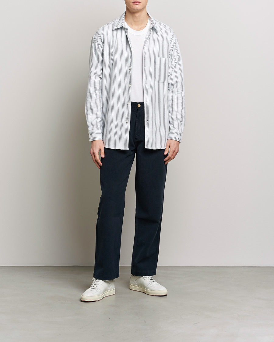 Herr | Skjortor | Samsøe Samsøe | Samsøe & Samsøe Luan Cotton Shirt Salute Stripe