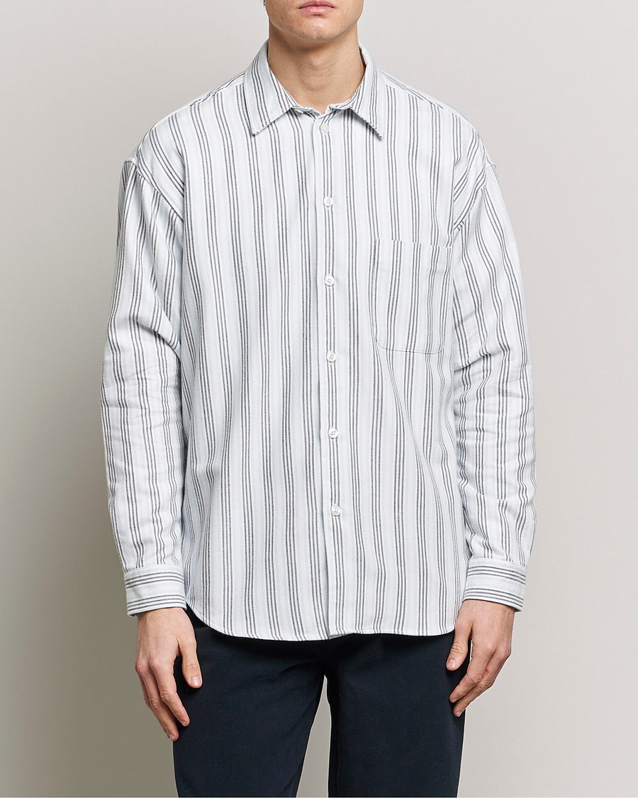 Herr | Skjortor | Samsøe Samsøe | Samsøe & Samsøe Luan Cotton Shirt Salute Stripe
