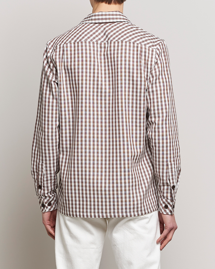 Herr | Skjortor | Samsøe Samsøe | Samsøe & Samsøe Taka Cotton Lyocell Overshirt Dark Earth