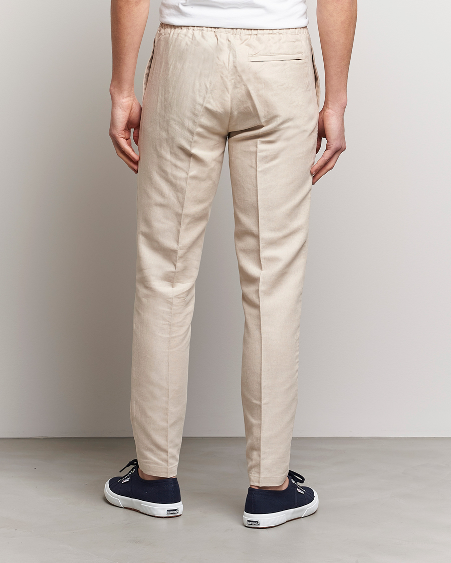 Herr | Byxor | Samsøe Samsøe | Samsøe & Samsøe Smithy Linen Cotton Trousers Oatmeal