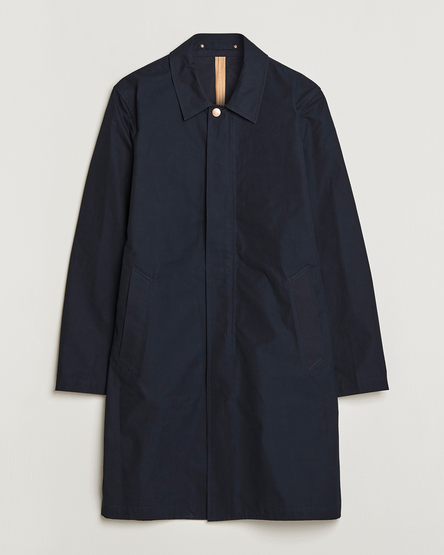 Herr | Jackor | Private White V.C. | Unlined Cotton Ventile Mac Coat 3.0 Midnight