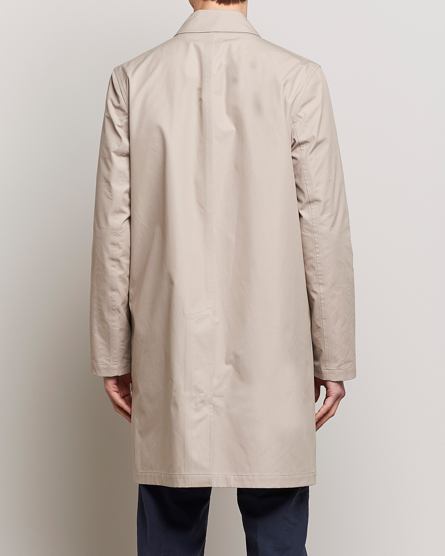 Herr | Jackor | Private White V.C. | Unlined Cotton Ventile Mac Coat 3.0 Plaza Taupe