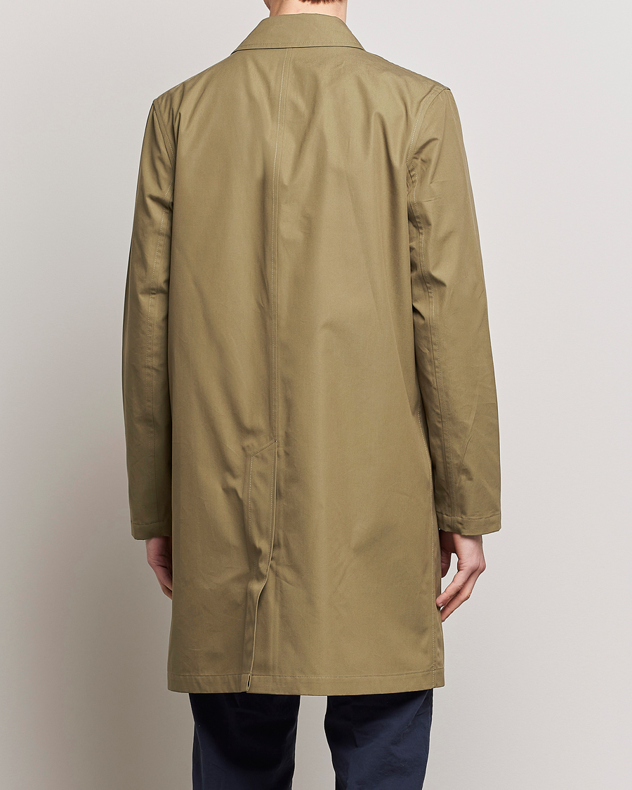 Herr | Jackor | Private White V.C. | Unlined Cotton Ventile Mac Coat 3.0 Sage