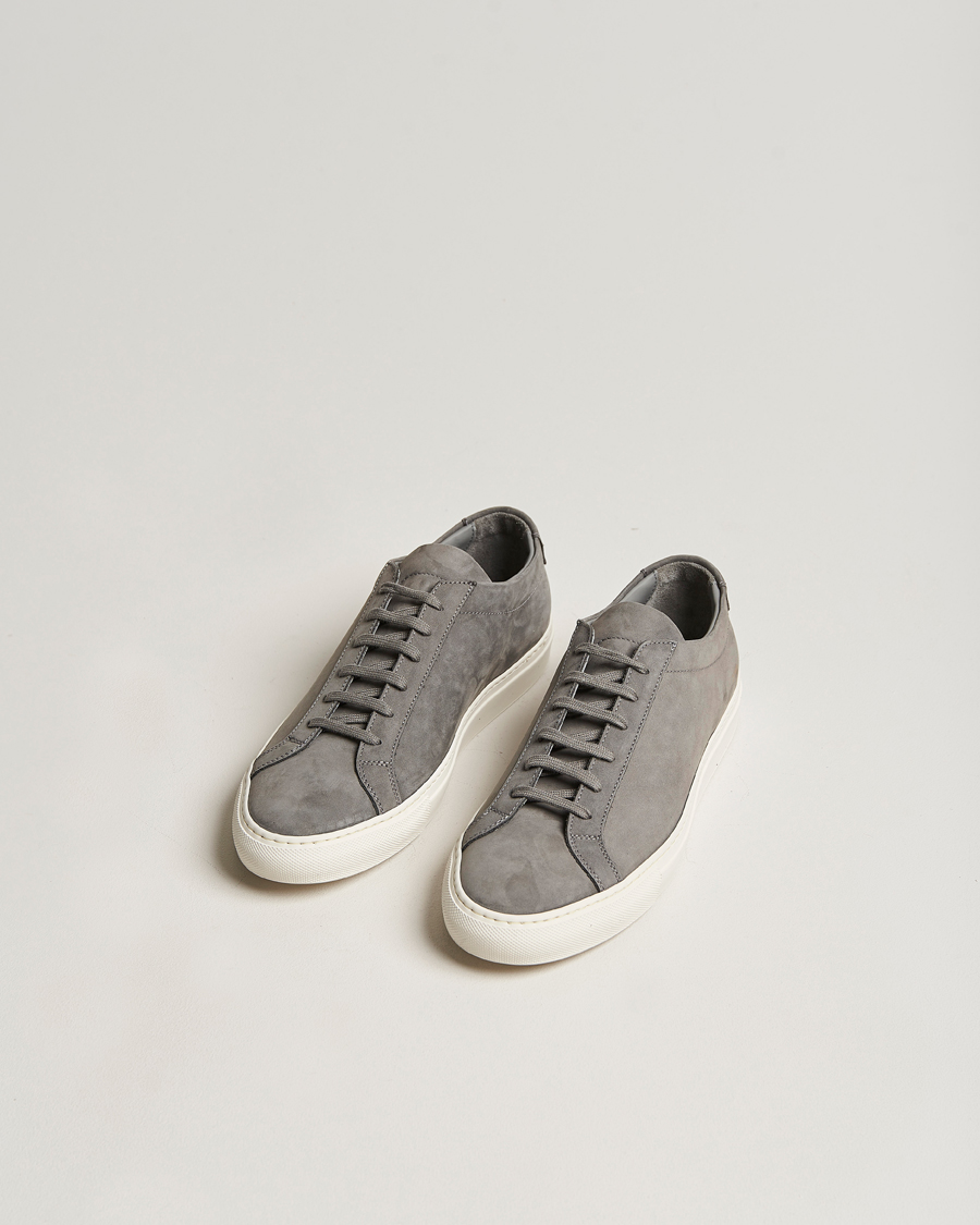 Herr | Common Projects | Common Projects | Original Achilles Nubuck Sneaker Warm Grey