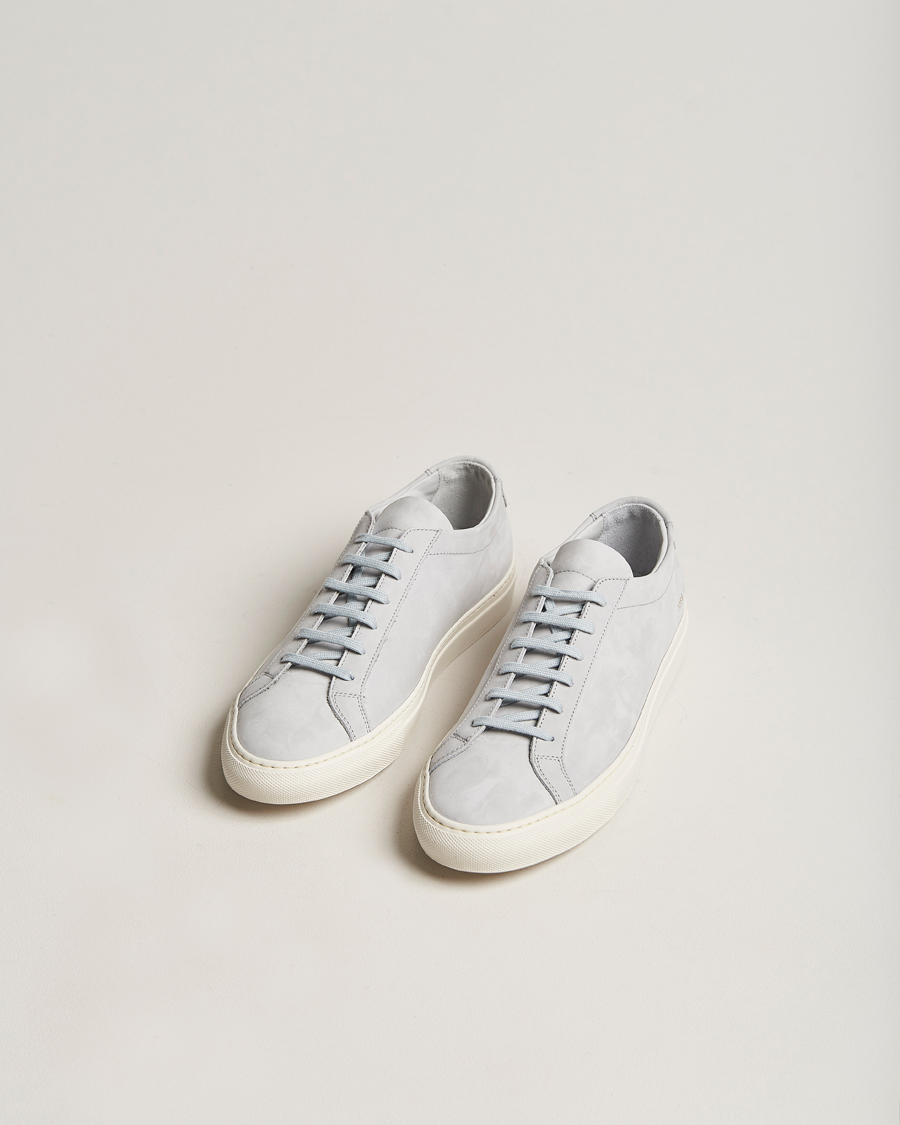 Herr | Mockaskor | Common Projects | Original Achilles Nubuck Sneaker Grey