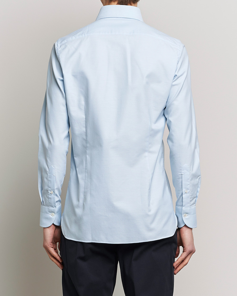Herr | Skjortor | 100Hands | Gold Line Natural Stretch Oxford Shirt Light Blue