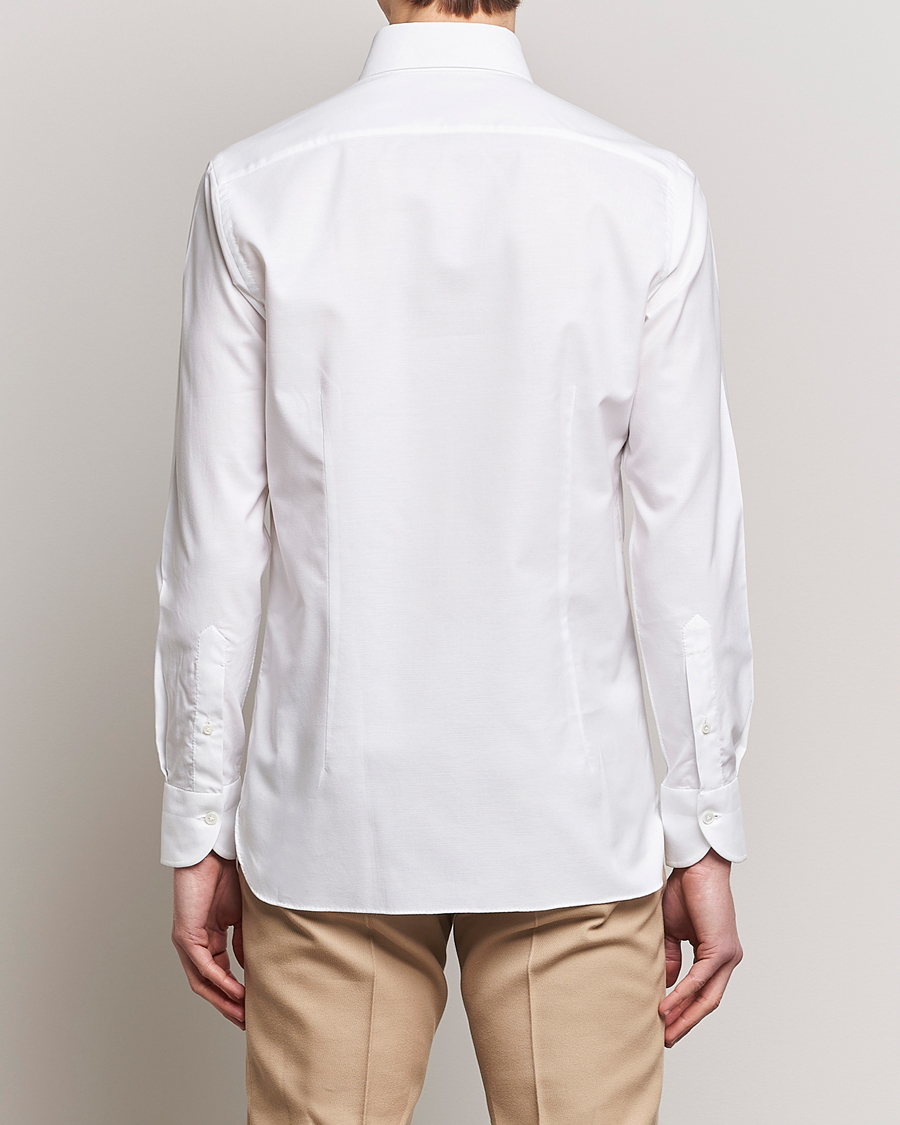 Herr | Skjortor | 100Hands | Gold Line Natural Stretch Oxford Shirt White