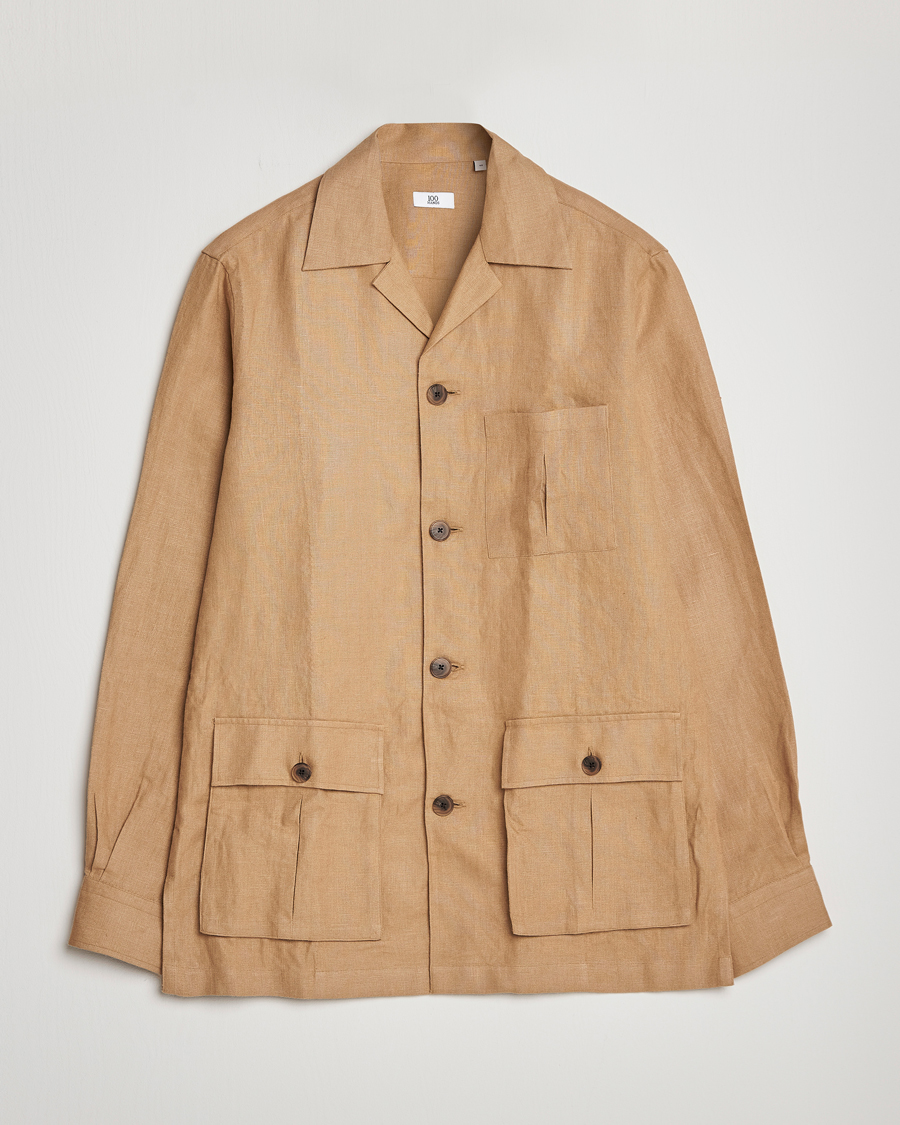 Herr | Jackor | 100Hands | Linen Travellers Jacket Beige