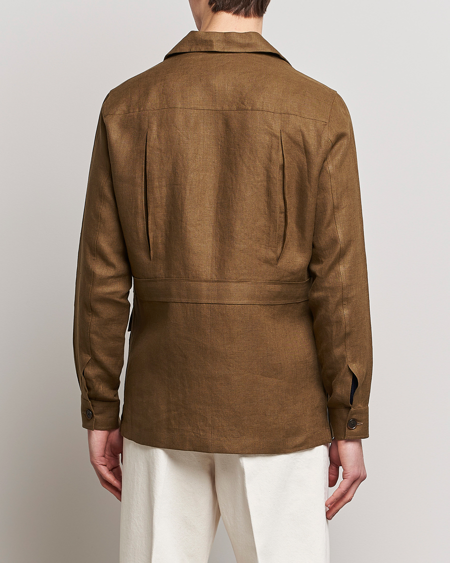 Herr | Jackor | 100Hands | Linen Travellers Jacket Green