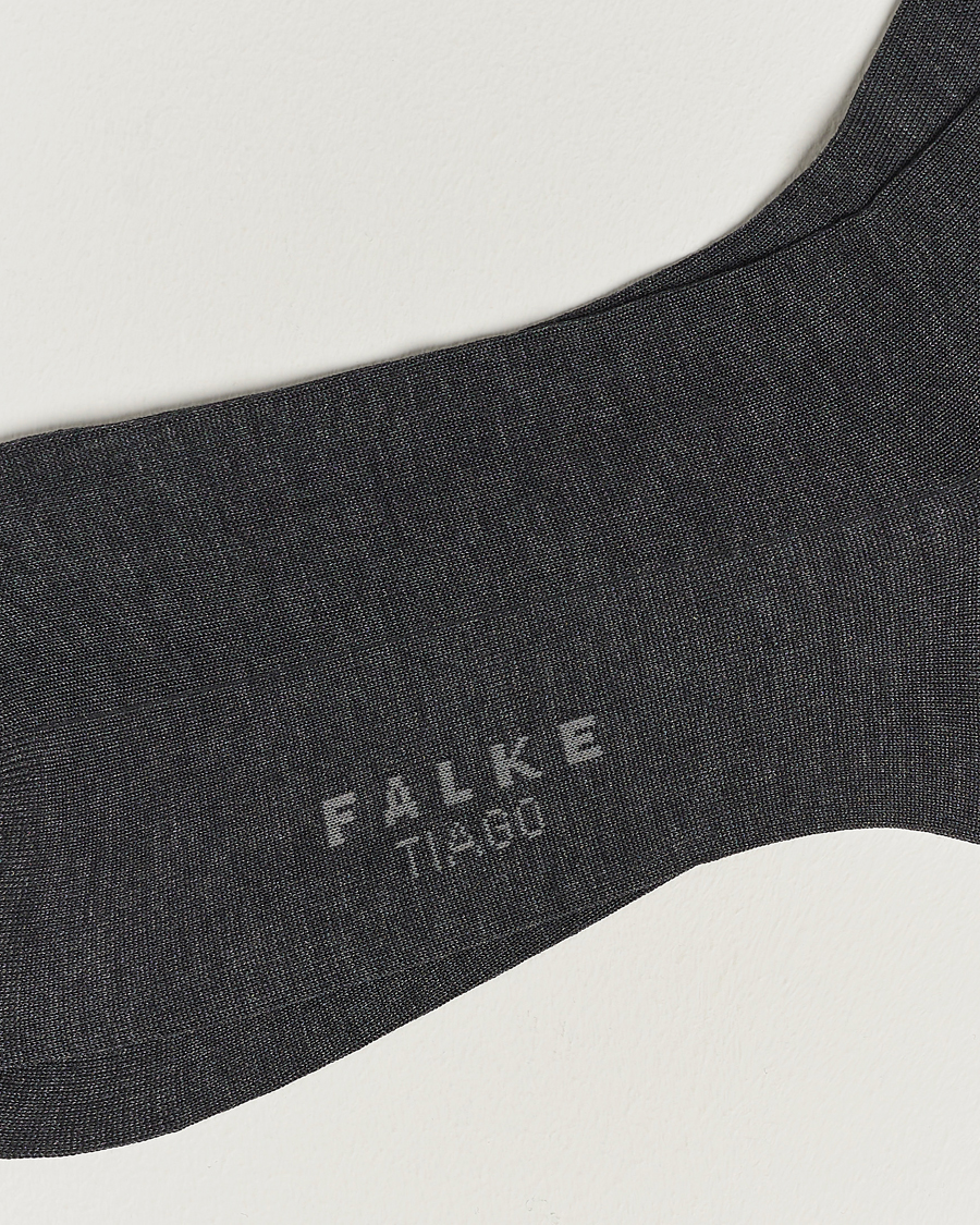 Herr | Strumpor | Falke | Tiago Socks Antrachite Melange