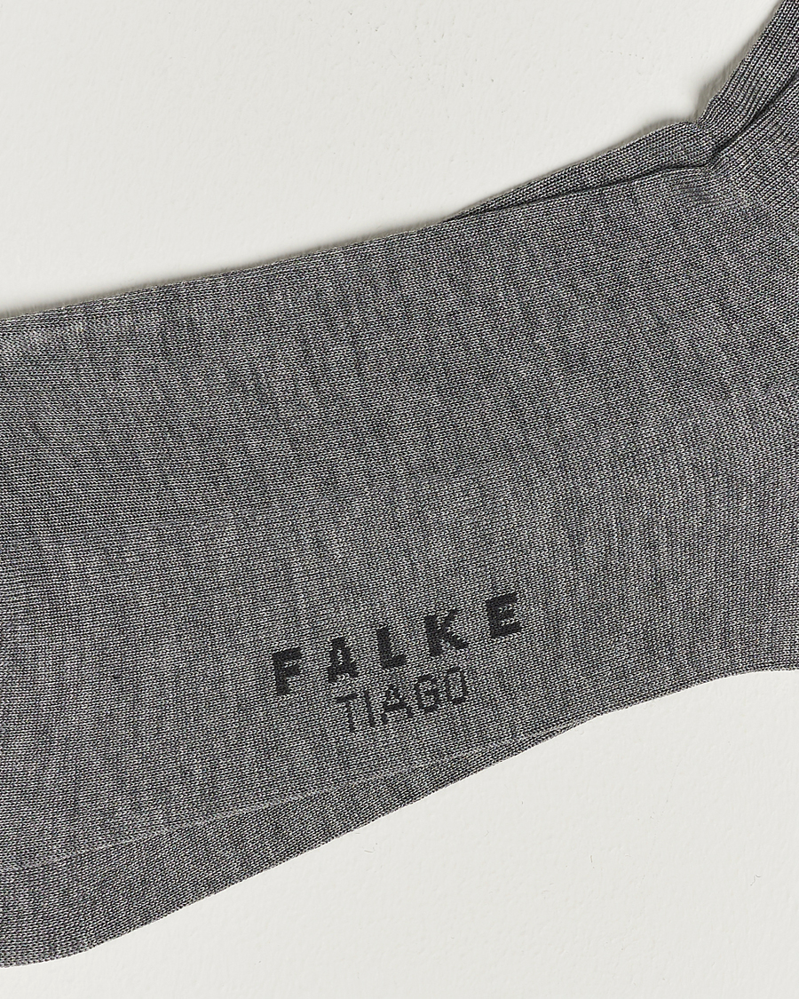 Herr | Strumpor | Falke | Tiago Socks Light Grey Melange