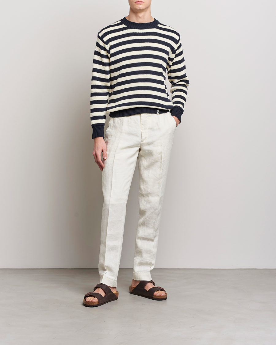 Herr | Tröjor | Peregrine | Richmond Organic Cotton Sweater Navy
