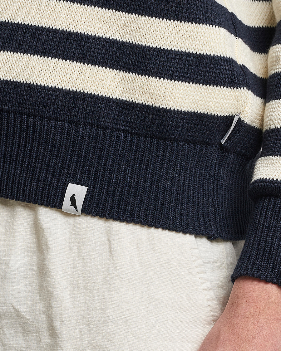 Herr | Tröjor | Peregrine | Richmond Organic Cotton Sweater Navy
