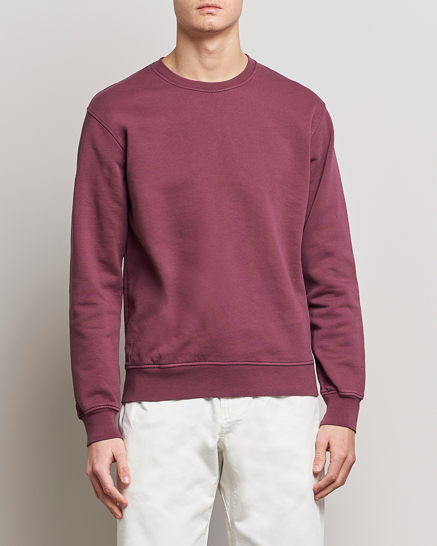 Herr | Tröjor | Colorful Standard | Classic Organic Crew Neck Sweat Dusty Plum