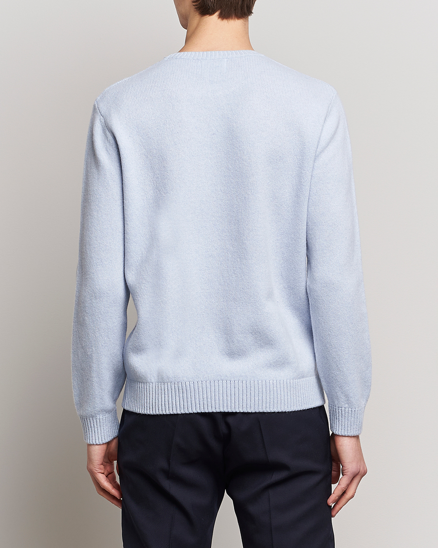 Herr | Tröjor | Colorful Standard | Classic Merino Wool Crew Neck Polar Blue