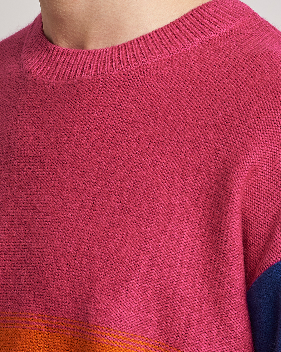 Herr | Tröjor | GANT | Degraded Striped Knitted Sweater Multi