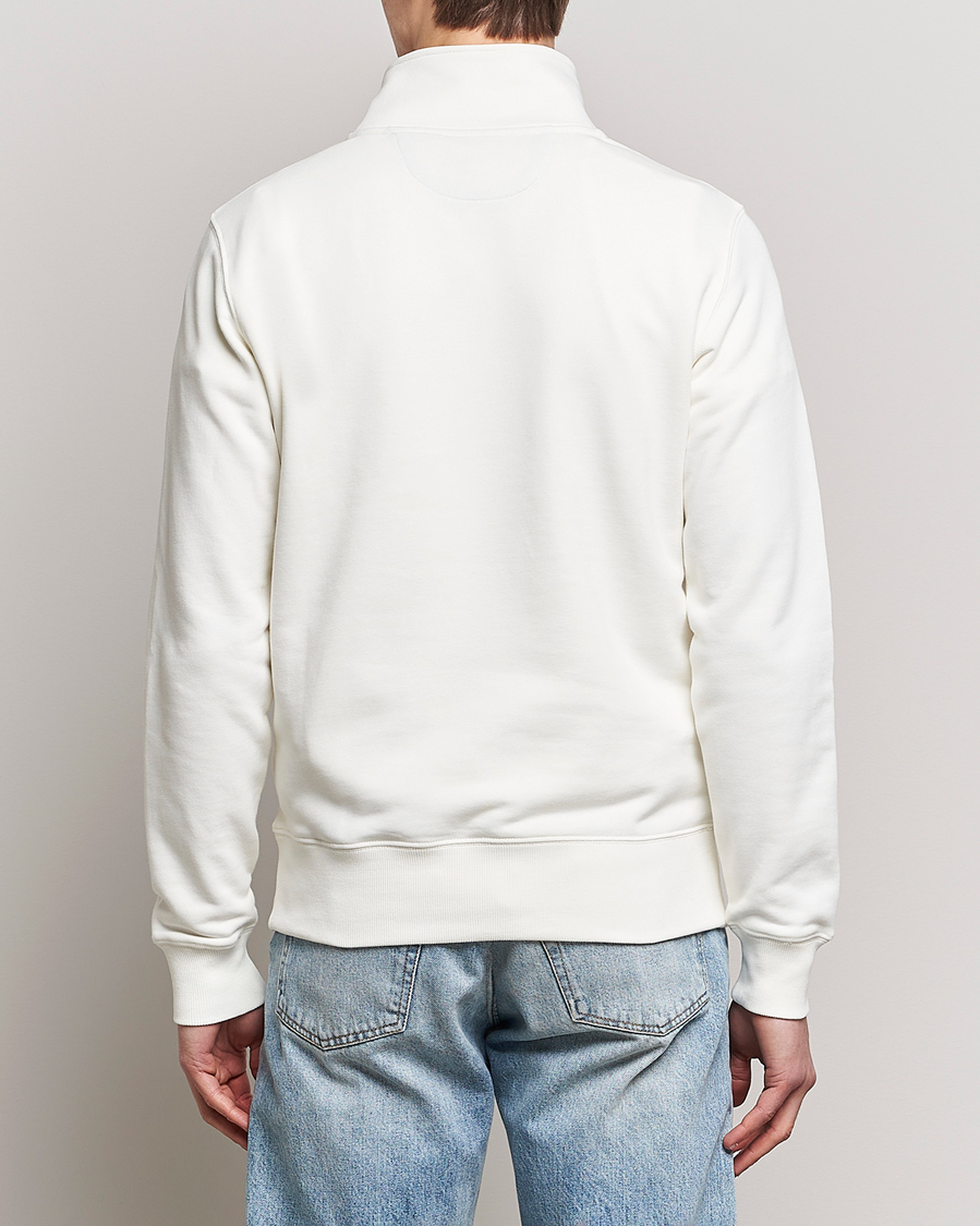 Herr | Tröjor | GANT | Original Shield Logo Half-Zip Eggshell