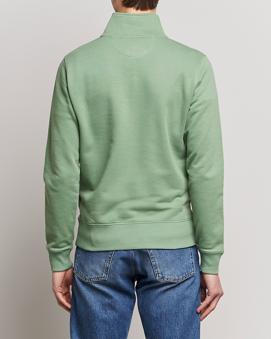 Herr | Tröjor | GANT | Original Shield Logo Half-Zip Kalamata Green