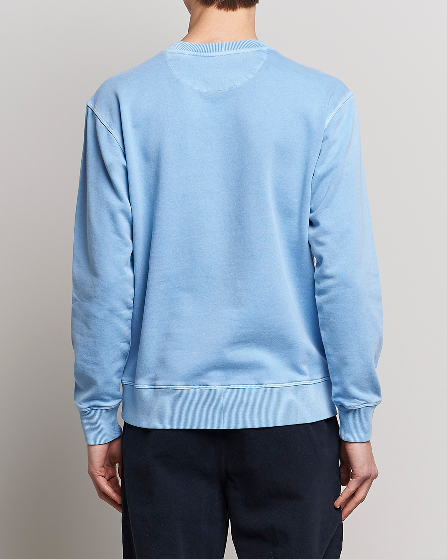 Herr | Tröjor | GANT | Sunbleached Crew Neck Sweatshirt Gentle Blue