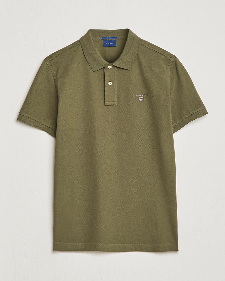 Herr | Pikéer | GANT | The Original Polo Racing Green