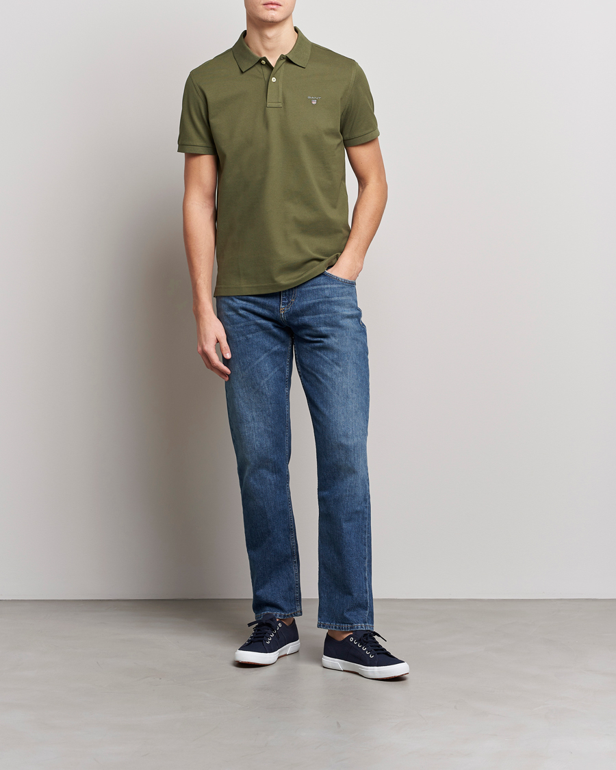 Herr | Pikéer | GANT | The Original Polo Racing Green