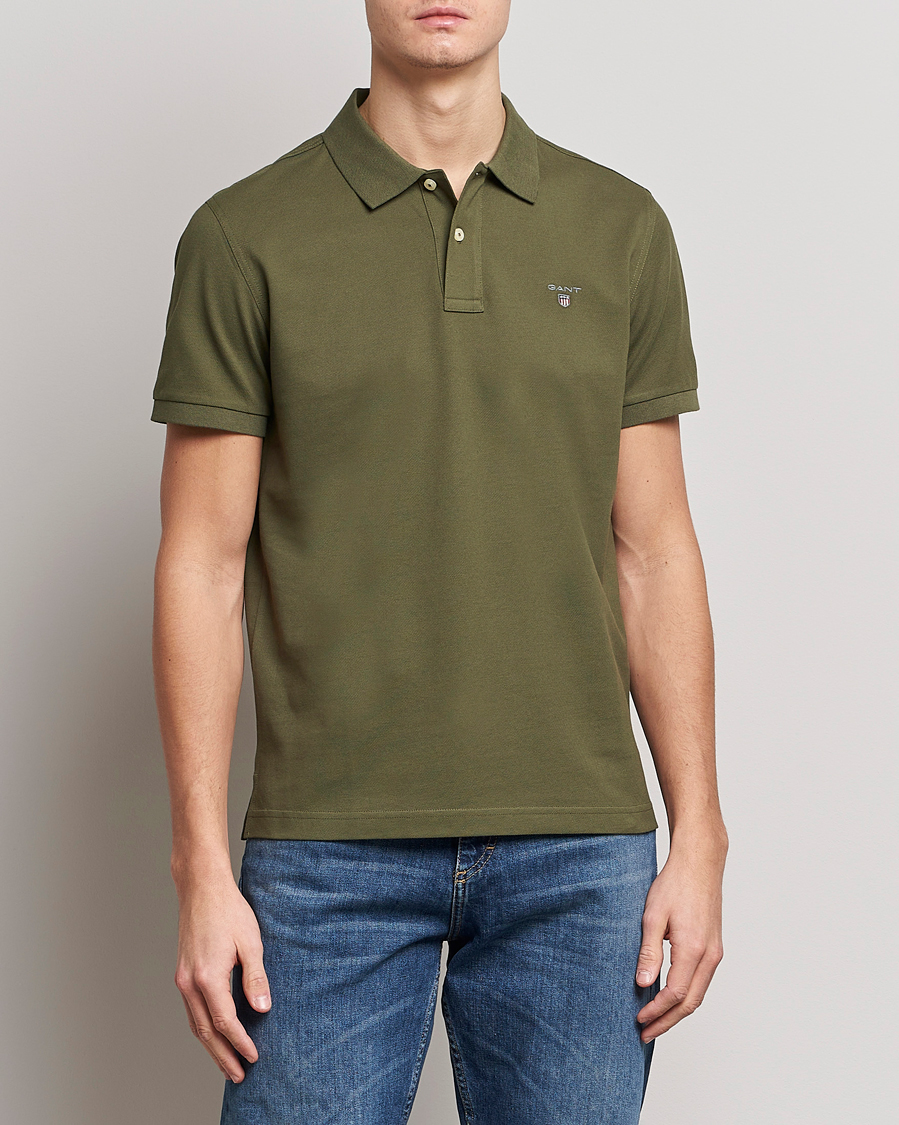 Herr | Pikéer | GANT | The Original Polo Racing Green
