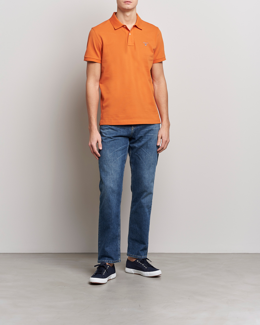 Herr | Pikéer | GANT | The Original Polo Pumpkin Orange