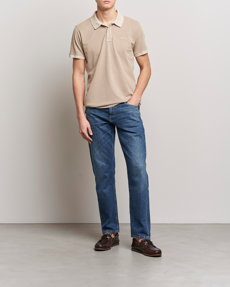 Herr | Pikéer | GANT | Sunbleached Polo Concrete Beige