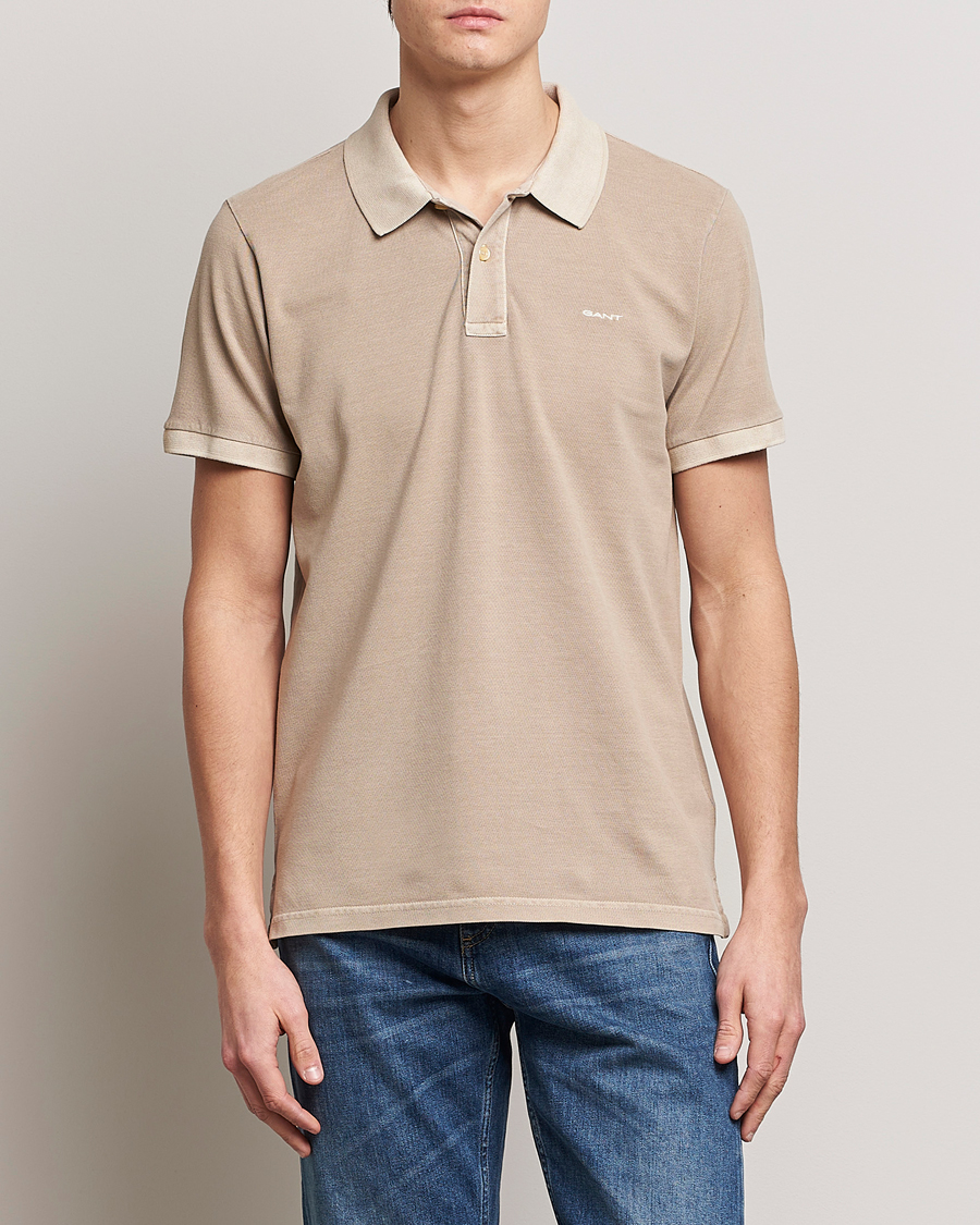 Herr | Pikéer | GANT | Sunbleached Polo Concrete Beige